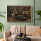 The Studio of Ferdinand De Braekeleer I, Father of the Painter, c. 1873-1885 - Floater Framed Canvas Print