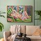 Odalisque Couchée Aux Magnolias, c. 1923 - Floater Framed Canvas Print