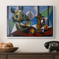 Still Life with Bull's Skull, 1939 - Floater Framed Canvas Print