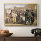 A Charlatan Selling Blacking in the Piazza Barberini in Rome, c. 1840-1849 - Floater Framed Canvas Print