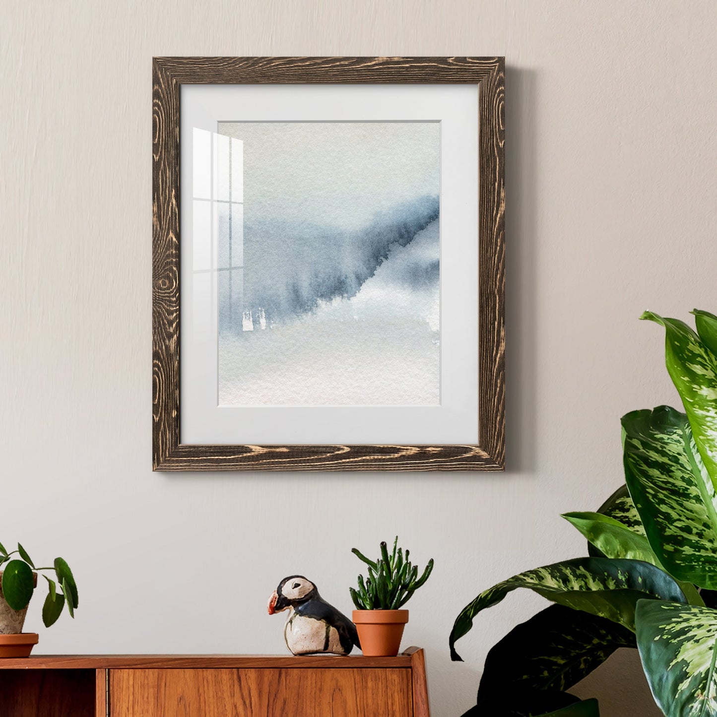 Summer Rain II - Premium Framed Print - Distressed Barnwood Frame - Ready to Hang