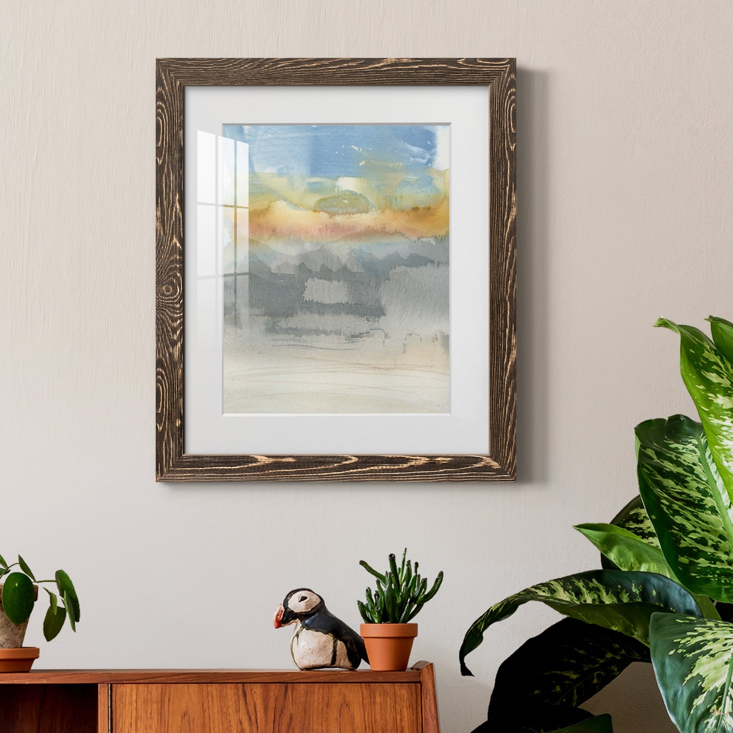 High Desert Sunset II - Premium Framed Print - Distressed Barnwood Frame - Ready to Hang