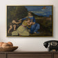 The Aldobrandini Madonna, 1532 - Floater Framed Canvas Print