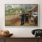 L. A. Ring Painting near Aasum Smithy, 1893 - Floater Framed Canvas Print
