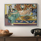 Odalisques Playing Checkers (Odalisques jouant aux dames), 1928 - Floater Framed Canvas Print