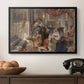 Roman Pilgrims, 1854 - Floater Framed Canvas Print