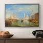 Venice: The Dogana and San Giorgio Maggiore, 1834 - Floater Framed Canvas Print