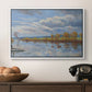 The Banks of the River Seine, 1893 - Floater Framed Canvas Print