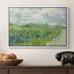 Green Wheat Field, Auvers, 1890 - Floater Framed Canvas Print