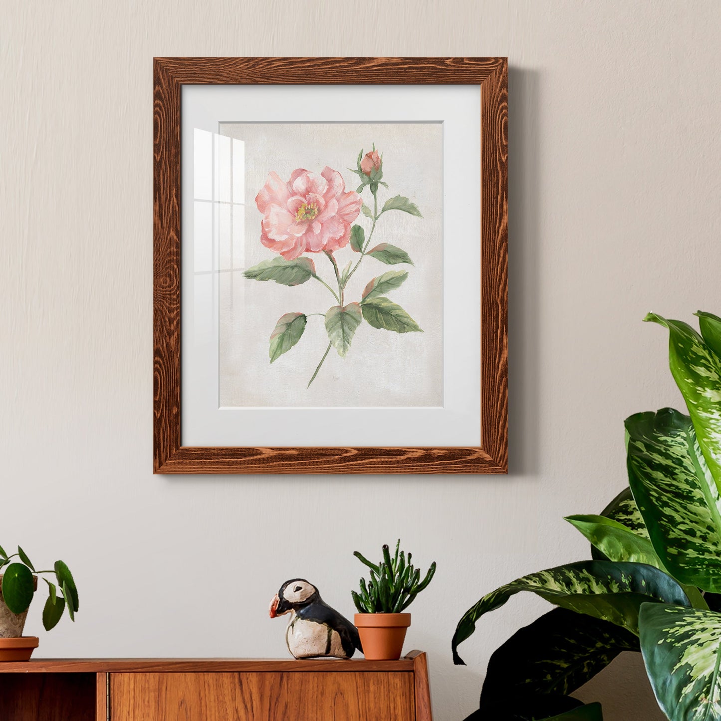 Grandiflora II - Premium Framed Print - Distressed Barnwood Frame - Ready to Hang