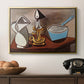 Jug, Candle, and Enamel Pan, 1950 - Floater Framed Canvas Print