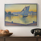The Port at Sunset, Opus 236, Saint Tropez, 1892 - Floater Framed Canvas Print