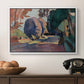 The Luxembourg Gardens, 1901 - Floater Framed Canvas Print