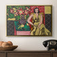 Seated Woman with a Vase of Amaryllis, 1941 - Floater Framed Canvas Print