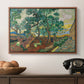 The Garden of Saint-Paul Hospital, 1889 - Floater Framed Canvas Print