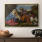 The Holy Family with a Shepherd, c. 1510 - Floater Framed Canvas Print