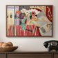 Woman with Anemones (Femme et anémones), c. 1920-1921 - Floater Framed Canvas Print