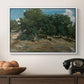 Fontainebleau: Oak Trees at Bas-Bréau, c. 1830-1835 - Floater Framed Canvas Print