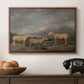 Ryelands Sheep, the King's Ram, the King's Ewe and Lord Somerville's Wether, c. 1801-1807 - Floater Framed Canvas Print