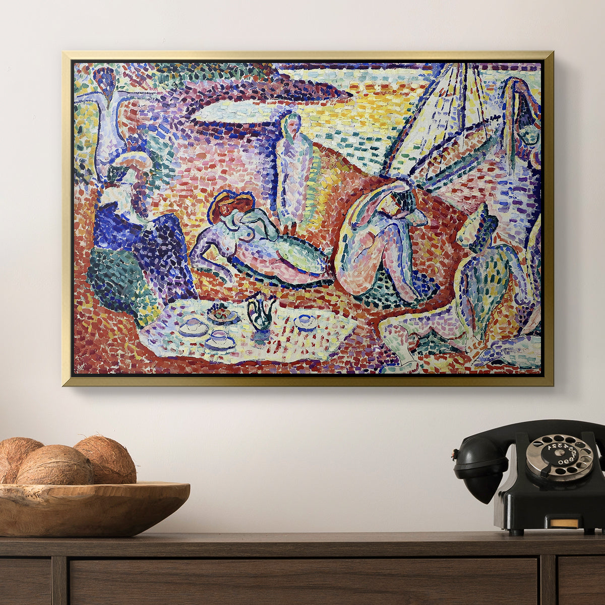 Luxe, Calme et Volupté, 1904 - Floater Framed Canvas Print