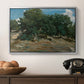 Fontainebleau: Oak Trees at Bas-Bréau, c. 1830-1835 - Floater Framed Canvas Print