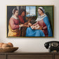 Sacred Conversation, c. 1505 - Floater Framed Canvas Print