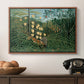 Fight Between a Tiger and a Buffalo, 1908 - Floater Framed Canvas Print