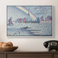 Entrance to the Port of Honfleur, 1899 - Floater Framed Canvas Print