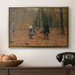 The Woodman and his Children, 1886 - Floater Framed Canvas Print