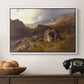 Lledr Valley in Wales, 1864 - Floater Framed Canvas Print