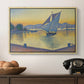 The Port at Sunset, Opus 236, Saint Tropez, 1892 - Floater Framed Canvas Print