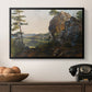 Landscape with the Balbersteine near Miesenbach, 1839 - Floater Framed Canvas Print