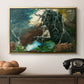 Campfire, Adirondacks, 1892 - Floater Framed Canvas Print