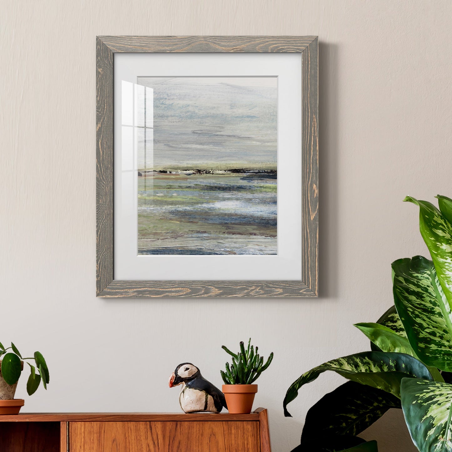 Wetlands I - Premium Framed Print - Distressed Barnwood Frame - Ready to Hang