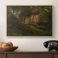 German Farm, 1859 - Floater Framed Canvas Print
