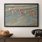Children Playing on the Beach in Valencia, c. 1908 - Floater Framed Canvas Print