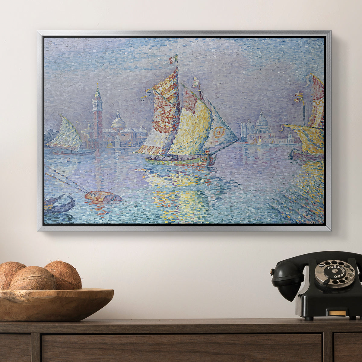 Venice, the Yellow Sail, 1904 - Floater Framed Canvas Print