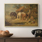 The Midday Meal, 1835 - Floater Framed Canvas Print