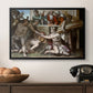 The Sacrifice of Noah (Sistine Chapel), 1509 - Floater Framed Canvas Print