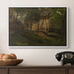 German Farm, 1859 - Floater Framed Canvas Print