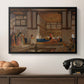 A Lady Receiving Visitors (The Reception), 1873 - Floater Framed Canvas Print