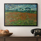 Field with Poppies, 1889 - Floater Framed Canvas Print