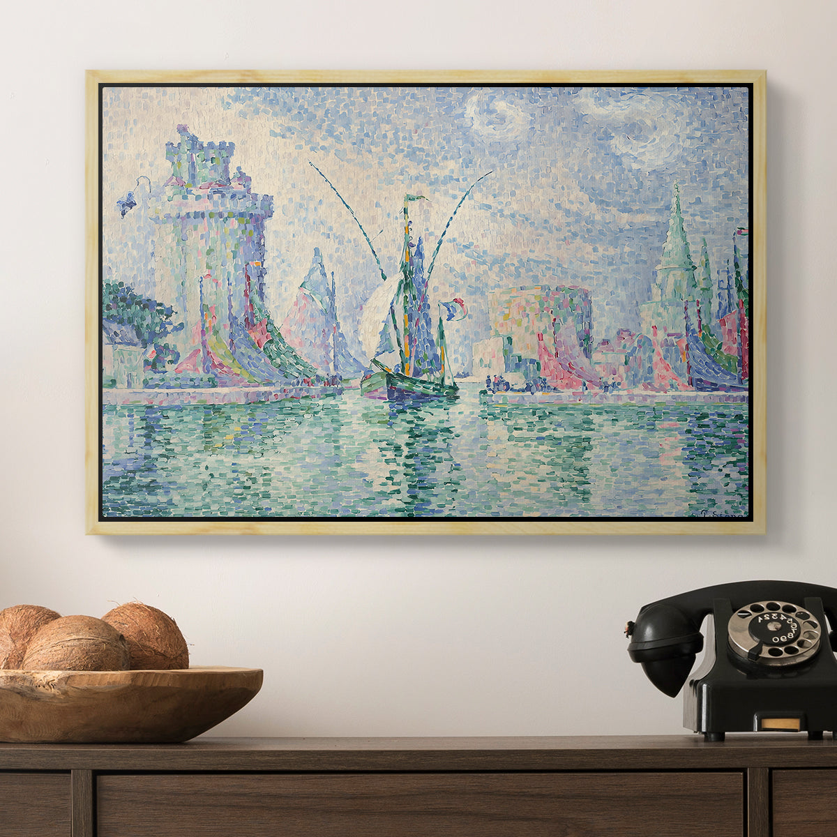 The Green Towers (Les tours vertes, la Rochelle), 1913 - Floater Framed Canvas Print