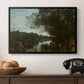 Souvenir of the Environs of Lake Nemi, 1865 - Floater Framed Canvas Print