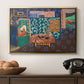 Interior with Aubergines, 1911 - Floater Framed Canvas Print