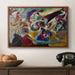 Fragment 2 for Composition VII, 1913 - Floater Framed Canvas Print