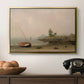 The Stranded Boat, 1863 - Floater Framed Canvas Print