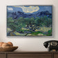 Olive Trees with the Alpilles in the Background, 1889 - Floater Framed Canvas Print