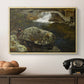 By the Mill Pond (En Mølledam), 1850 - Floater Framed Canvas Print