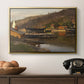 Landingsbrygge Husvik, Drøbak, 1875 - Floater Framed Canvas Print
